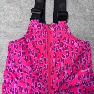 The North Face Fuchsia and Purple Animal Print Jacket
